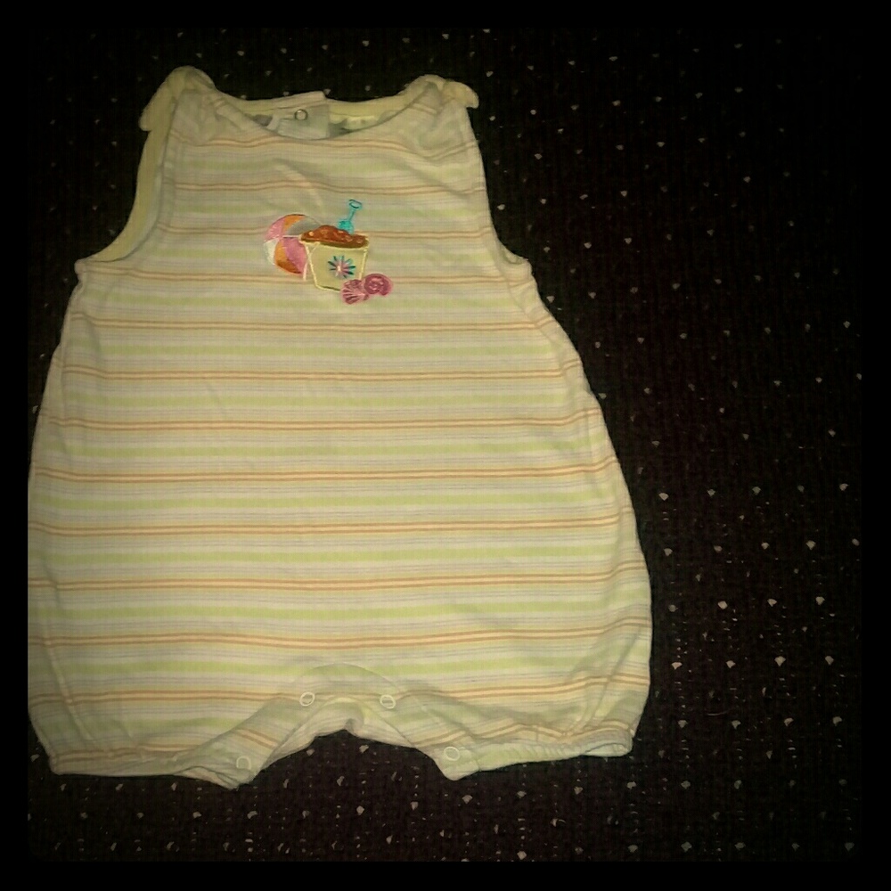 T.M.C. yellow/ white jumper size 24 mos.